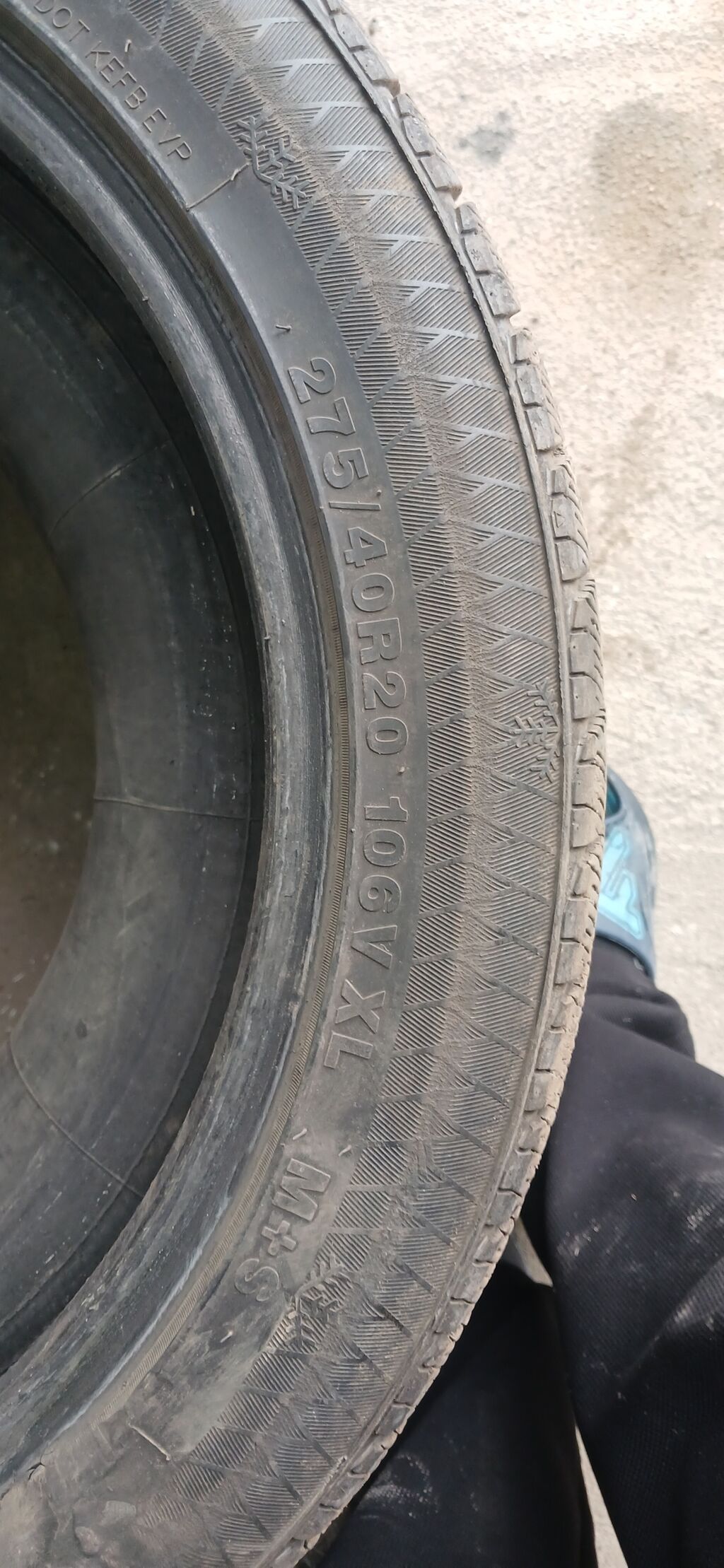 Зима 4 штуки разна широкий 275/40R20 315/35R20: фото 4