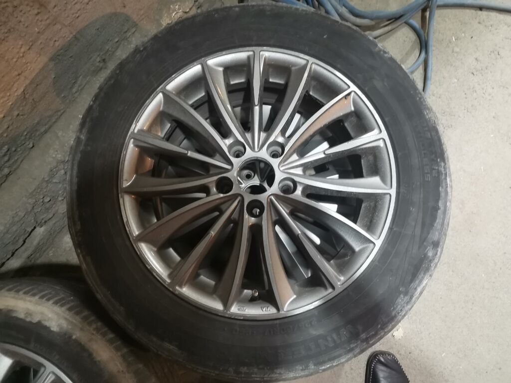Колеса в сборе 225 / 55 / R 17, Лето, Б/у, Комплект, Легковые, Литые, отверстий - 5: фото 4