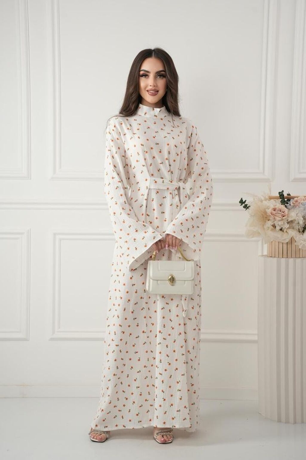 Повседневное платье, Made in KG, Лето, Длинная модель, 6XL: фото 7
