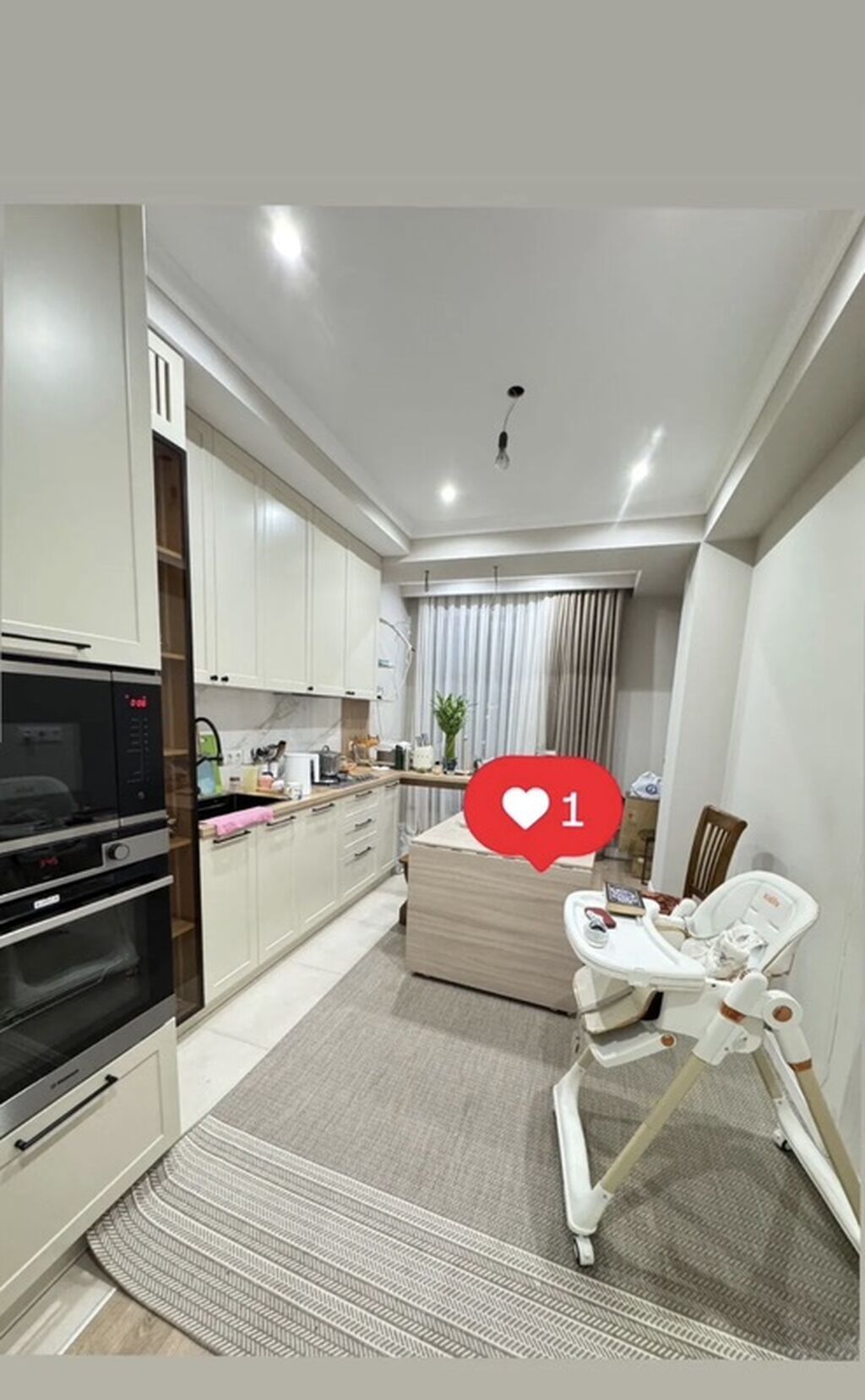 4 комнаты, 103 м², Асанбай мкр Элитка, 7 этаж, Евроремонт: фото 2