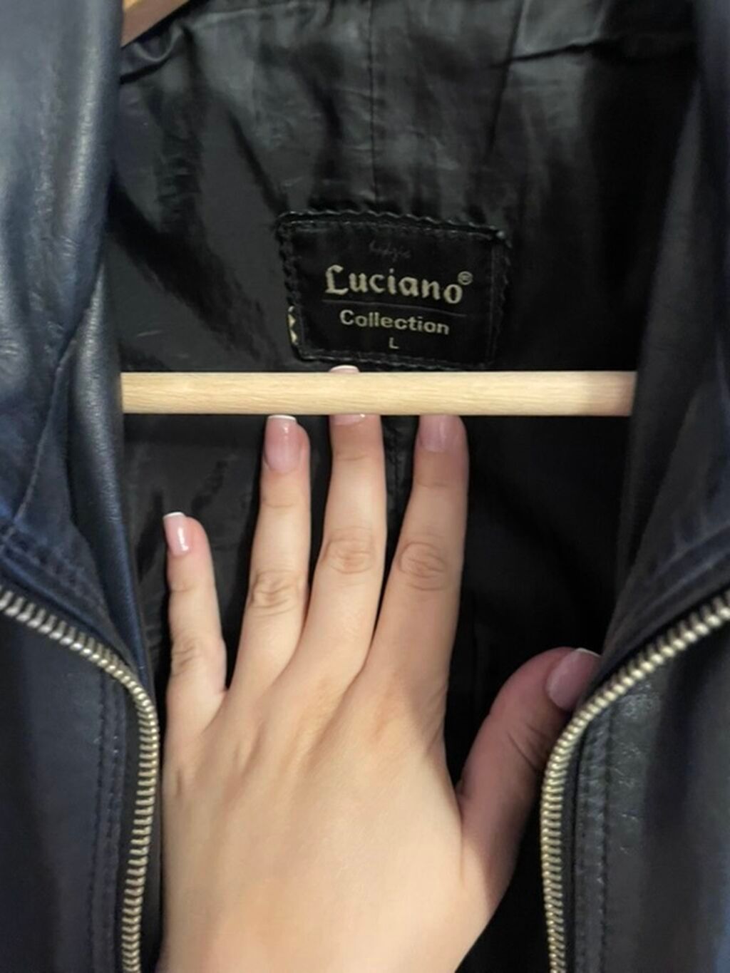 Kožne jakne: Luciano Collection kožna jakna – veličina L - Materijal: prirodna