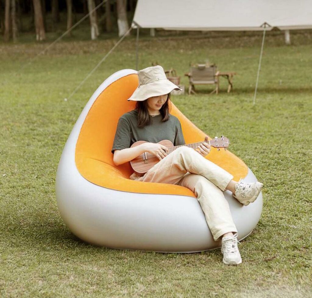 Надувное кресло Xiaomi Hydsto One-Key Automatic Inflatable Sofa Купить — фото 8