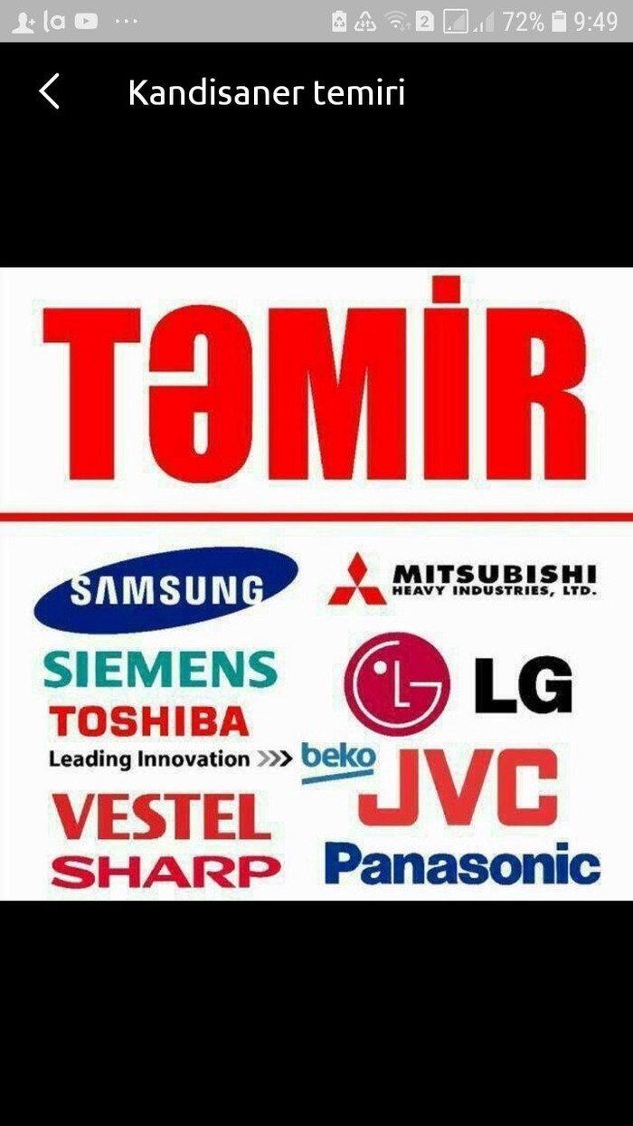 Texnikanın təmiri: KONDİNSANER SOYUDUCU PALTARYUYAN USTASI - lalafo.az Bakı şəhərində KONDİNSANER SOYUDUCU PALTARYUYAN USTASI