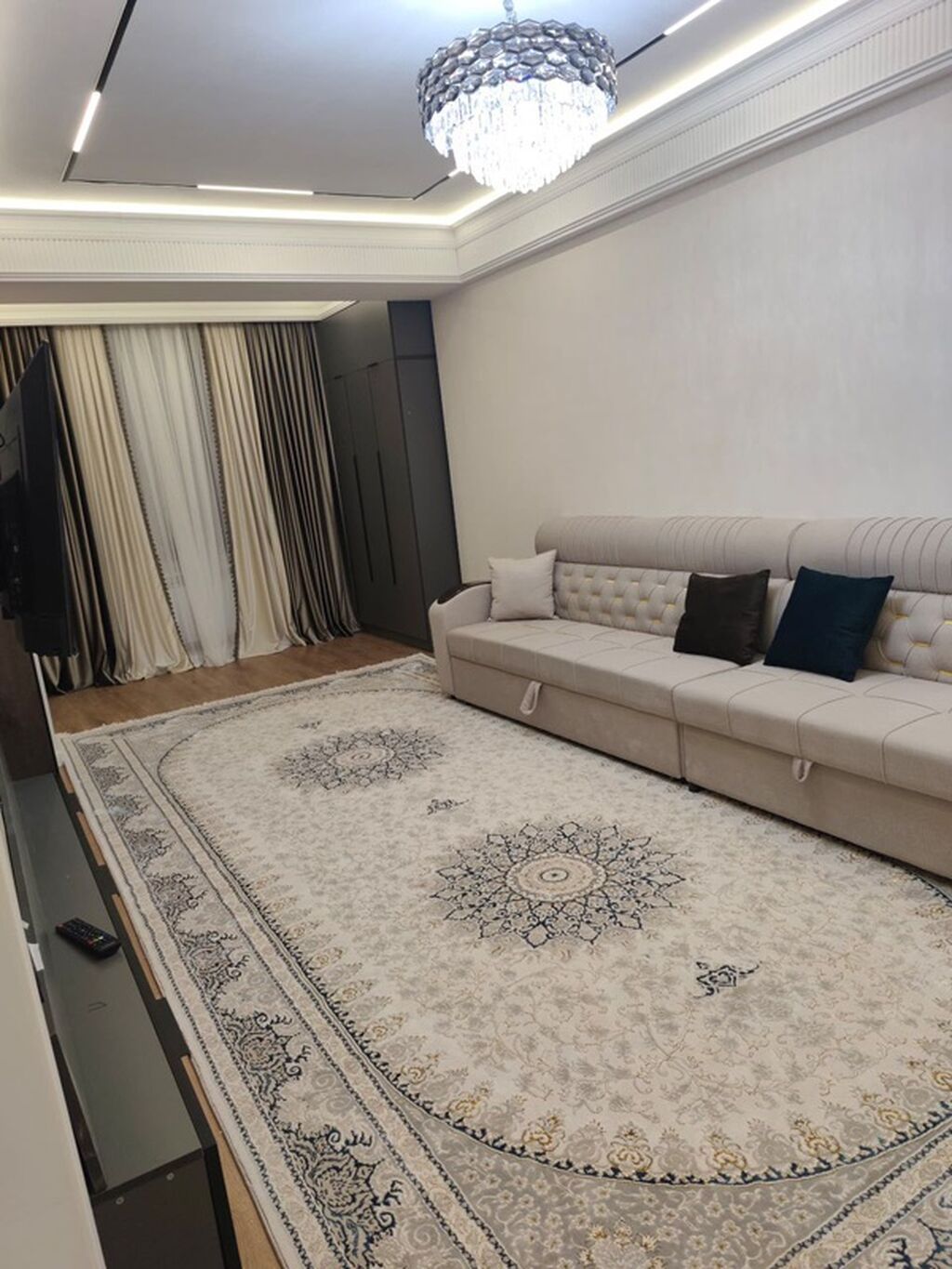 2 комнаты, 63 м², Джал-29 Элитка, 2 этаж, Дизайнерский ремонт: фото 2