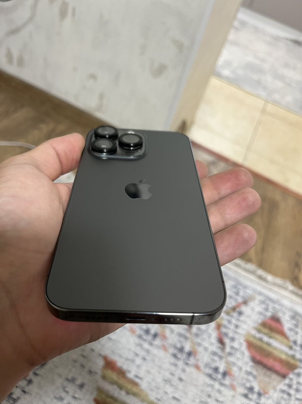 IPhone 13 Pro 128 ГБ АКБ 93% (родной) Идеал. Пленка + линза на: фото 3