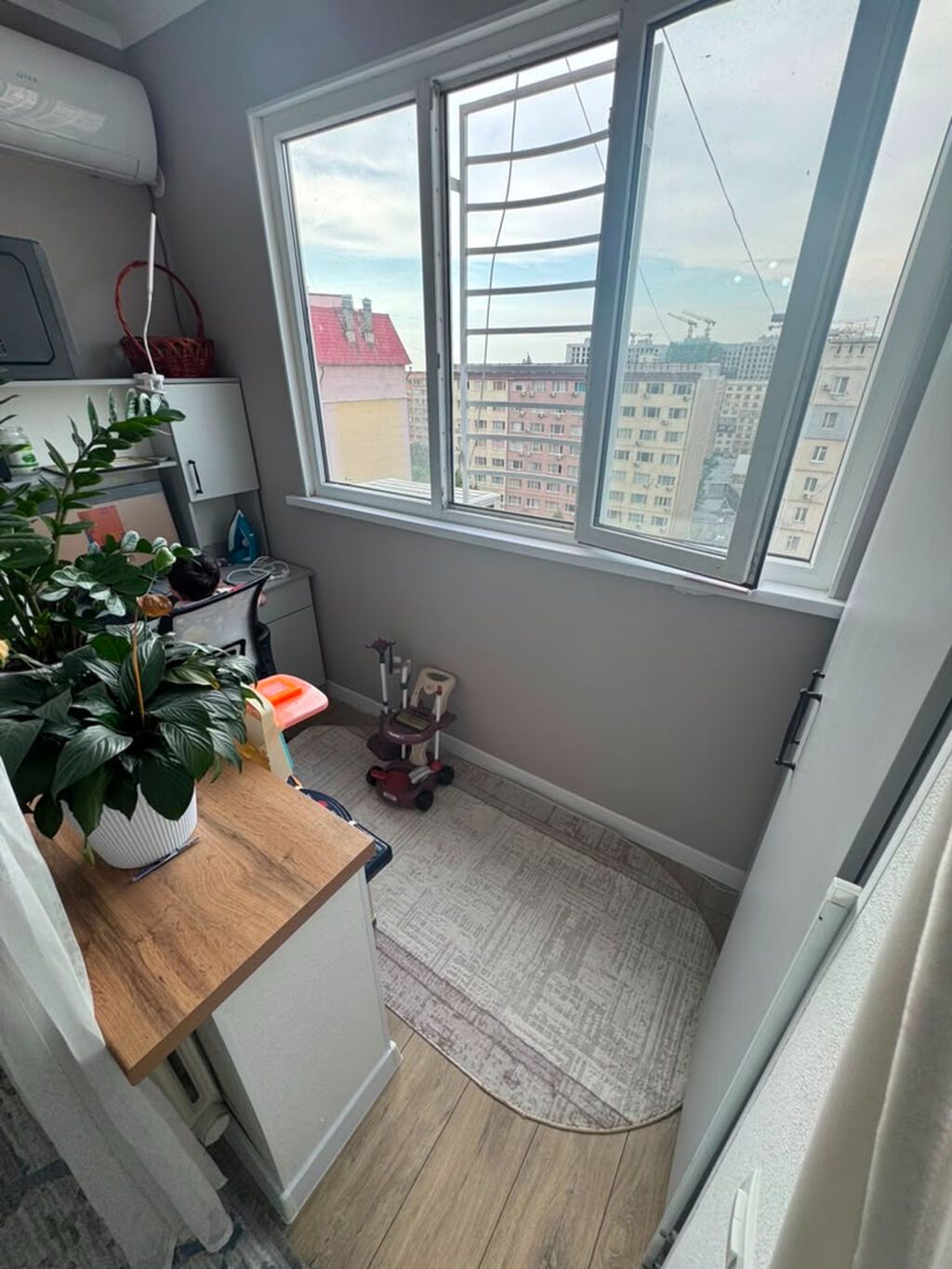 3 комнаты, 70 м², Улан мкр 106 серия, 9 этаж, Евроремонт: фото 3