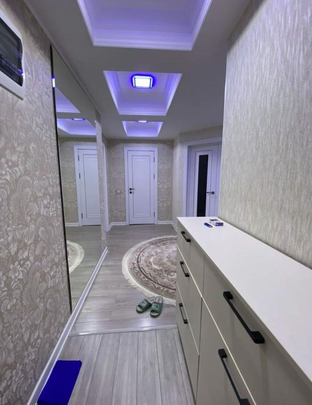 3 комнаты, 97 м², Кок-Жар мкр Элитка, 3 этаж, Свежий ремонт: фото 2