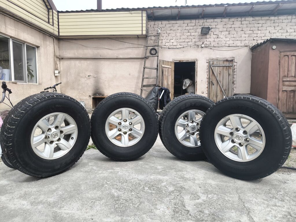 Колеса в сборе 265 / 75 / R 16, Лето, Б/у, Комплект, Внедорожные (АТ/МТ), Литые, отверстий - 6: фото 6