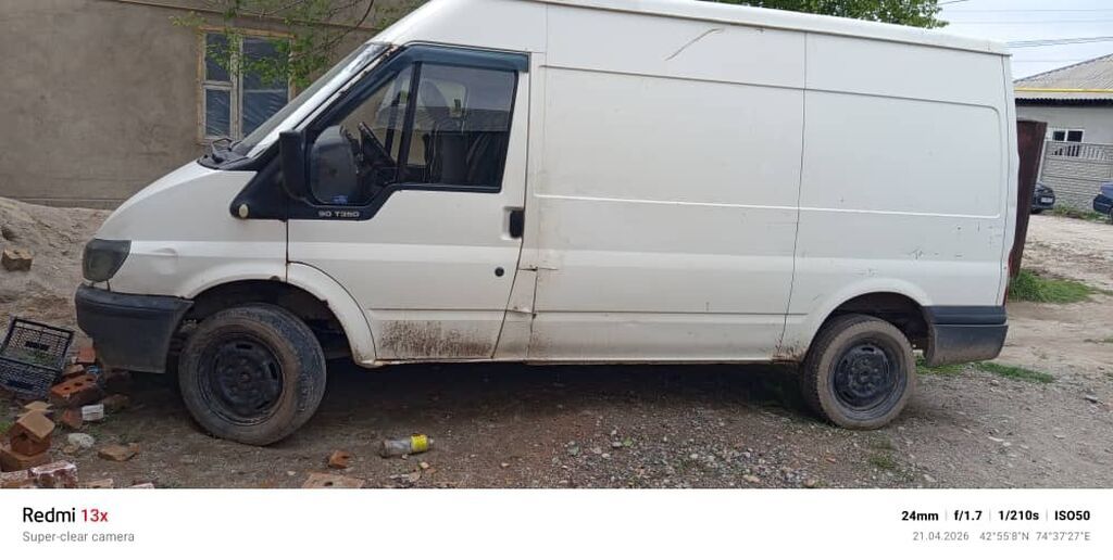 Ford Transit: 2001 г., 2.4 л, Механика, Дизель, Фургон: фото 4