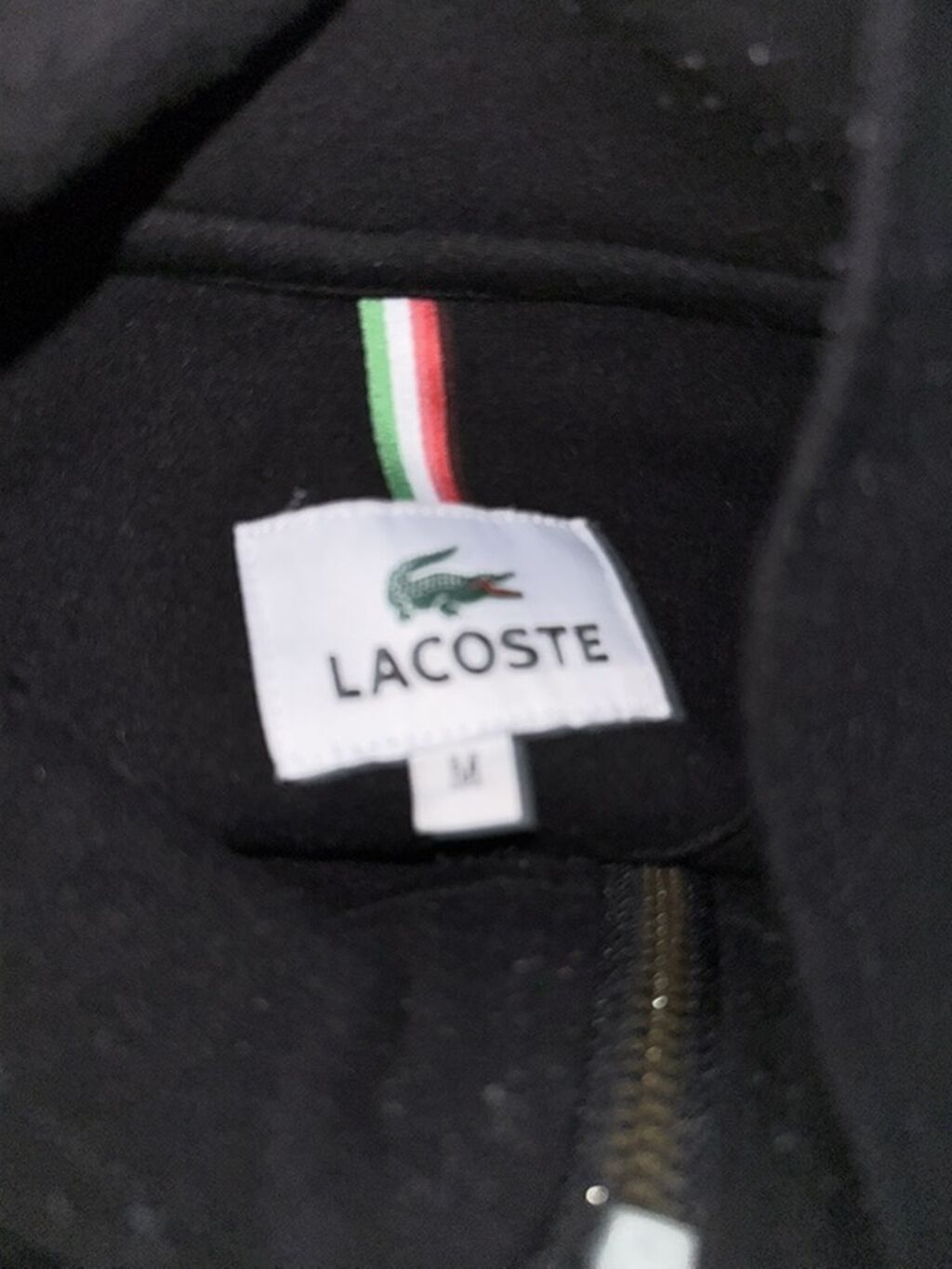 Lacoste мужской свитшот/полар с молнией до середины груди. - Цвет: фото 3