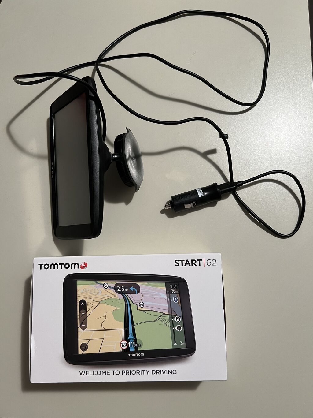 GPS Αυτοκινήτων: Tom Tom 62 GPS EU. Οθόνη 6’’ Περιστρεφόμενη βάση, φορτιστής USB και — 1