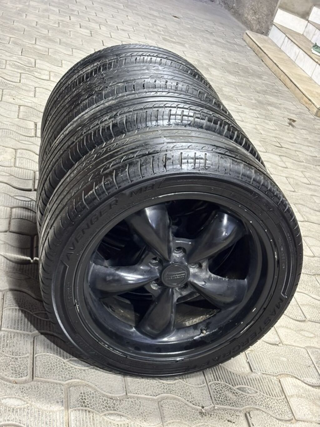 Колеса в сборе 245 / 45 / R 19, Лето, Б/у, Комплект, Легковые, Литые, отверстий - 5: фото 4
