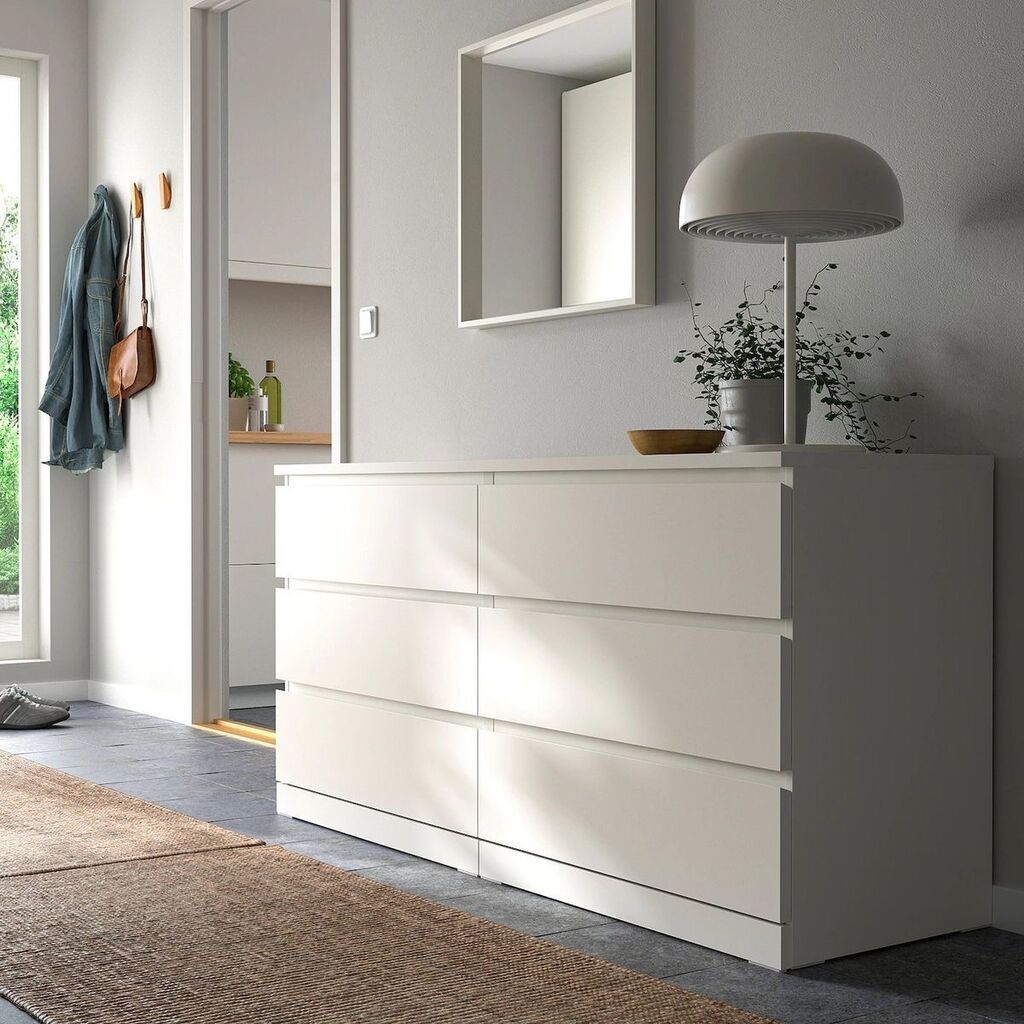 Комод для одежды под IKEA, белый Комод отлично подойдёт для спальни — фото 4