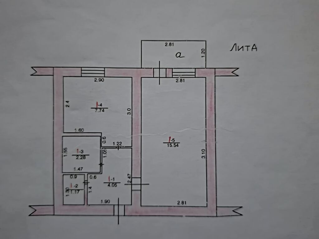 Продаётся 1-комнатная квартира в Аламедин-1, 33 м²: фото 8