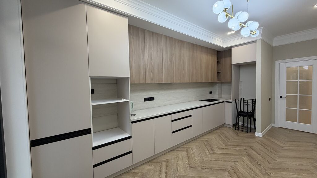 2 комнаты, 58 м², Асанбай мкр Элитка, 2 этаж, Дизайнерский ремонт: фото 3