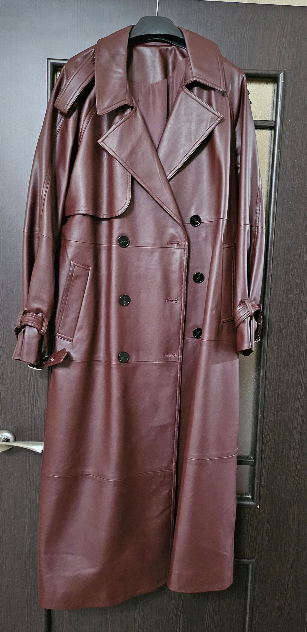 Кожаная куртка, Косуха, Натуральная кожа, Оверсайз, M, L: фото 7