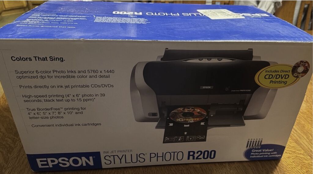 Epson Stylus Photo R200 Продаю Новый Легендарный принтер для цветной: фото 1