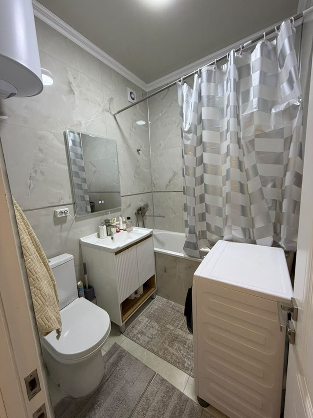 Студия, 42 м², Чекиш-Ата рынок Элитка, 3 этаж, Дизайнерский ремонт: фото 7