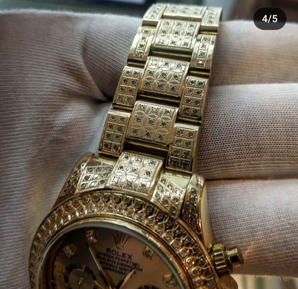 Классические часы часы, Rolex, Золото, Президентские, Мужские, Б/у — фото 4