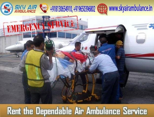 Sky Air Ambulance Services in Delhi with All Advanced Medical Services
