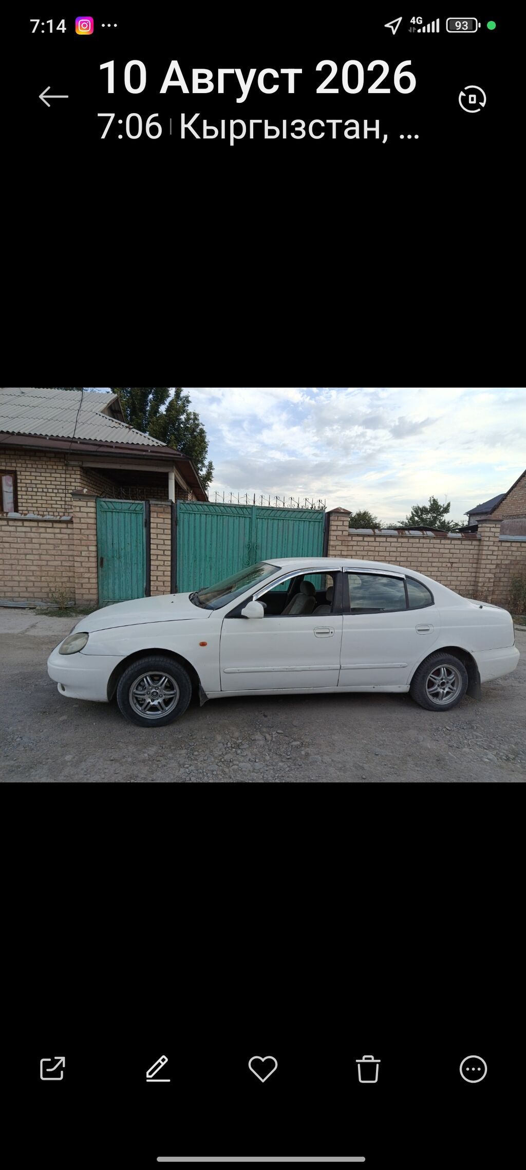 Daewoo Leganza: 1999 г., Механика, Бензин, Седан: фото 2