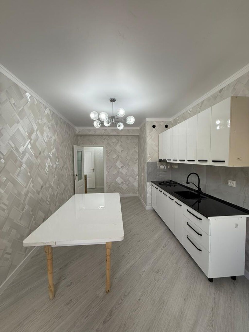 2 комнаты, 66 м², Кок-Жар ж/м Элитка, 14 этаж, Евроремонт: фото 6