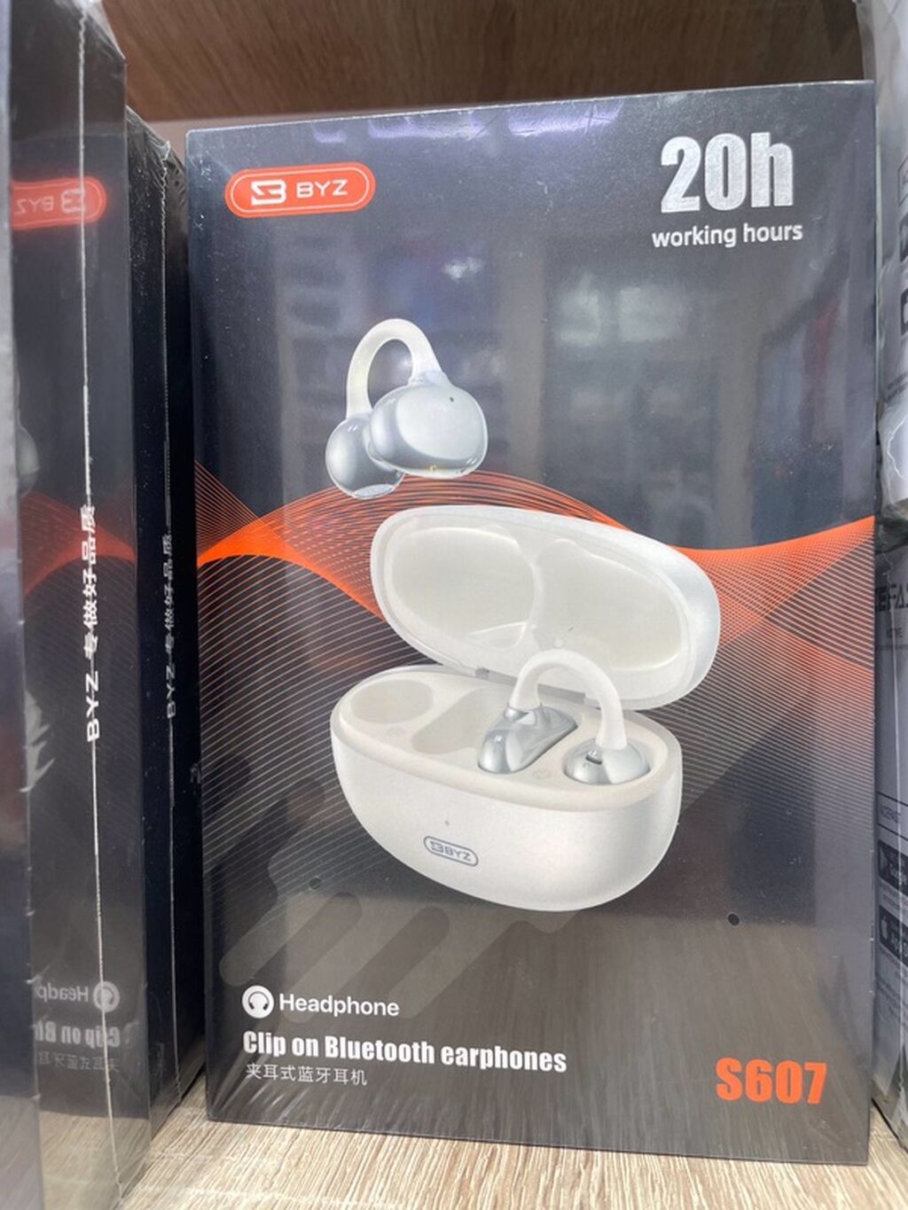 BYZ S607 — беспроводные Bluetooth‑наушники с заушным креплением: -: фото 4