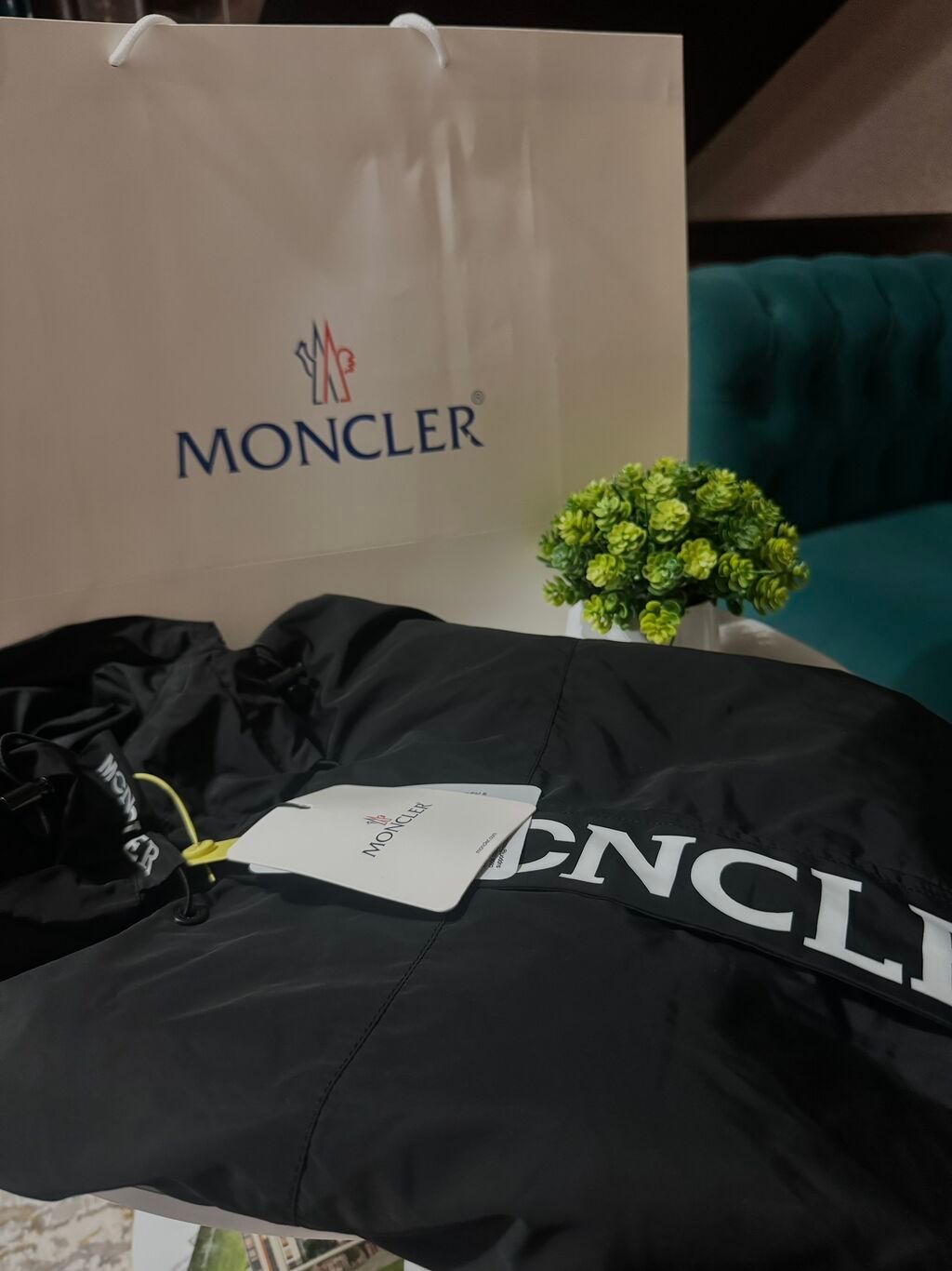 Мужская весенне-осенняя водонепроницаемая ветровка Moncler. Легкая и: фото 4