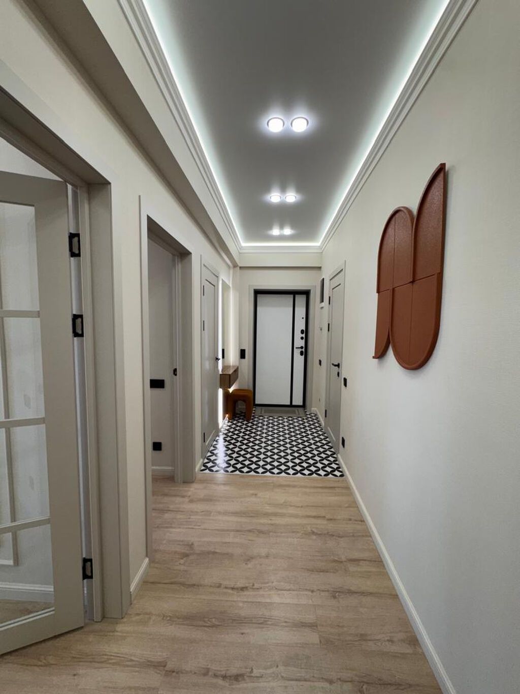 2 комнаты, 64 м², Кок-Жар ж/м Элитка, 11 этаж, Дизайнерский ремонт: фото 3