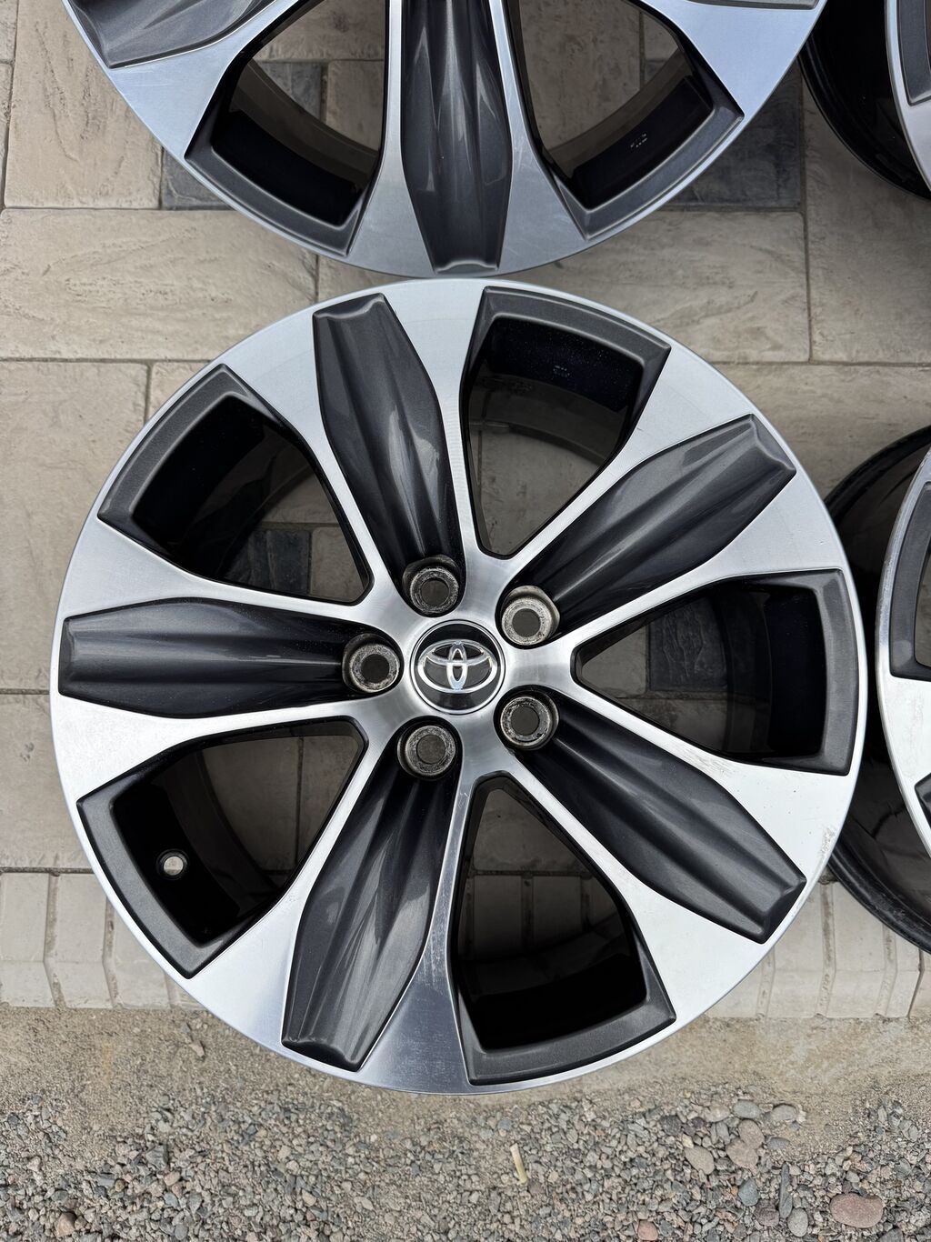 Литые Диски R 18 Toyota, Комплект, отверстий - 5, Б/у: фото 6