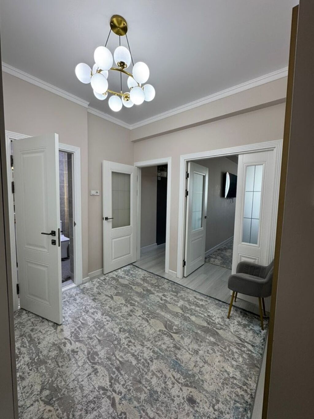 1 комната, 45 м², Джал мкр (в т.ч. Верхний, Нижний, Средний) Элитка, 7 этаж, Евроремонт: фото 6