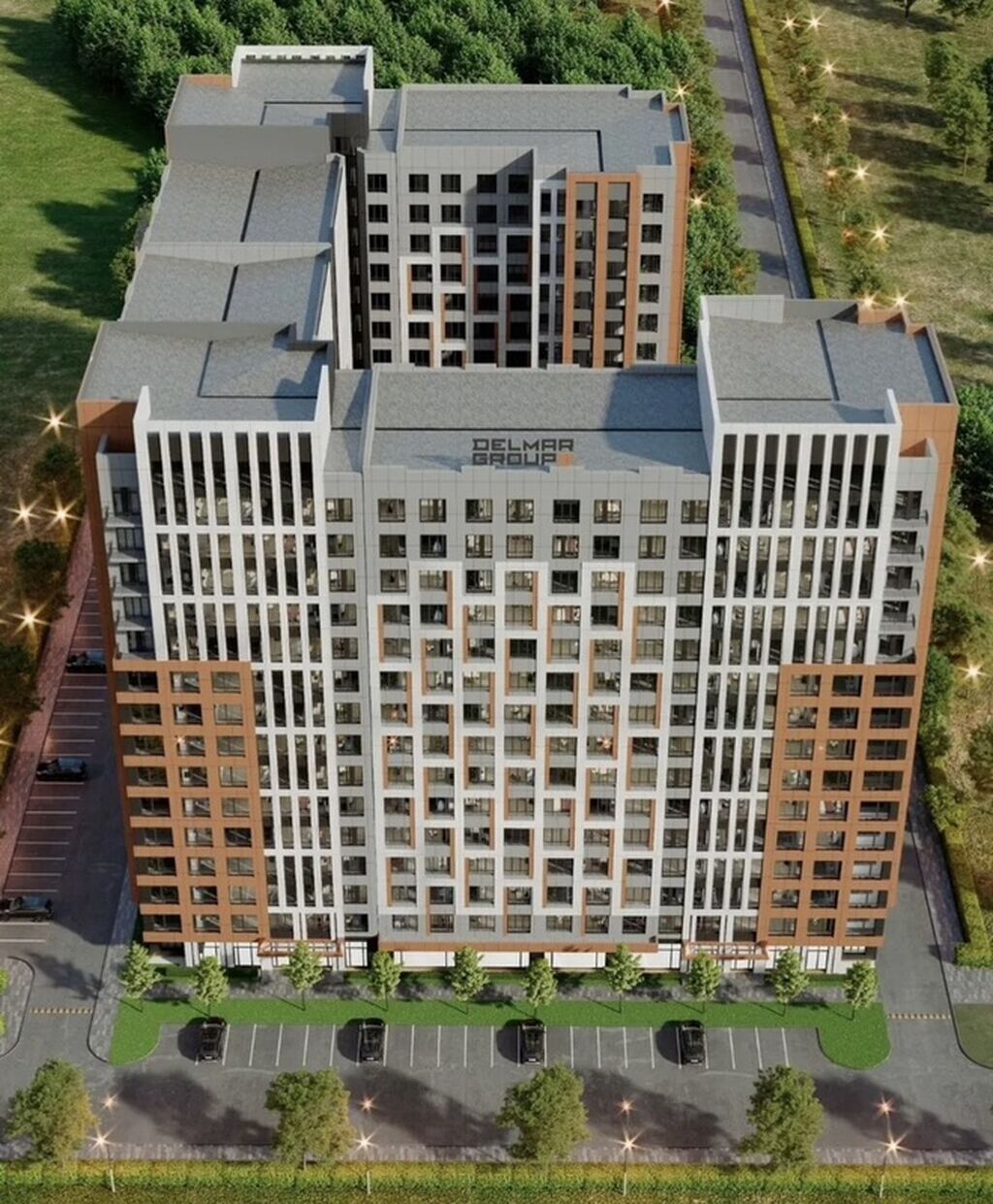 Строится, Элитка, 2 комнаты, 74 м²: фото 2