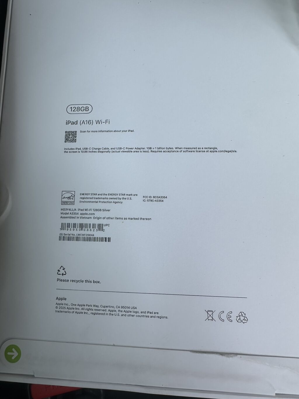 Планшет, Apache, память 256 ГБ, 10" - 11", Wi-Fi, Новый, Классический цвет - Серебристый — фото 3