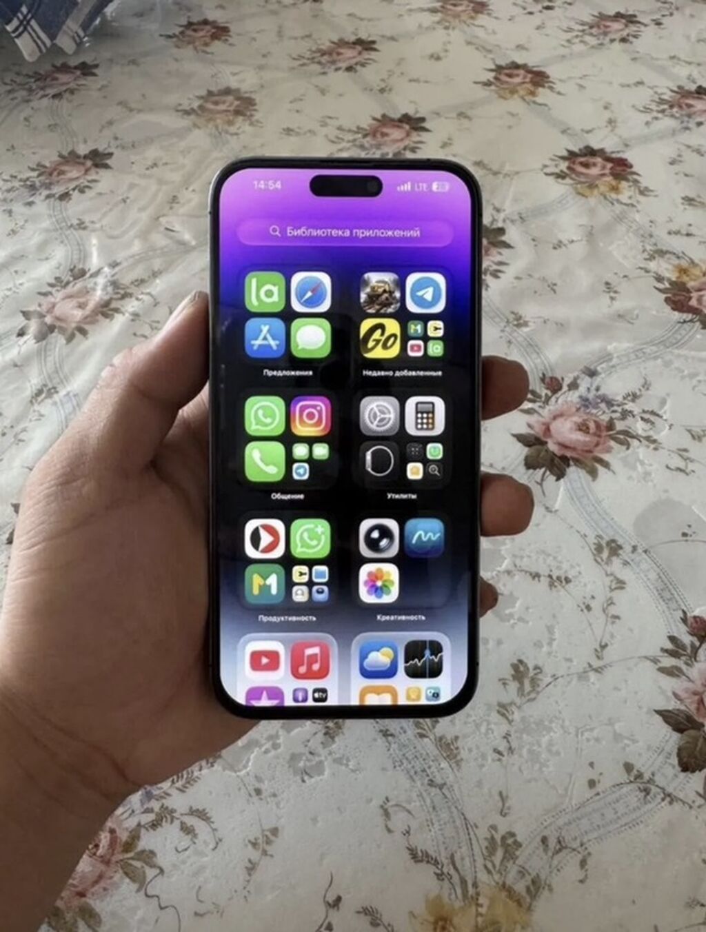 IPhone 14 Pro Max, Б/у, 256 ГБ, Deep Purple, 100 %: фото 2