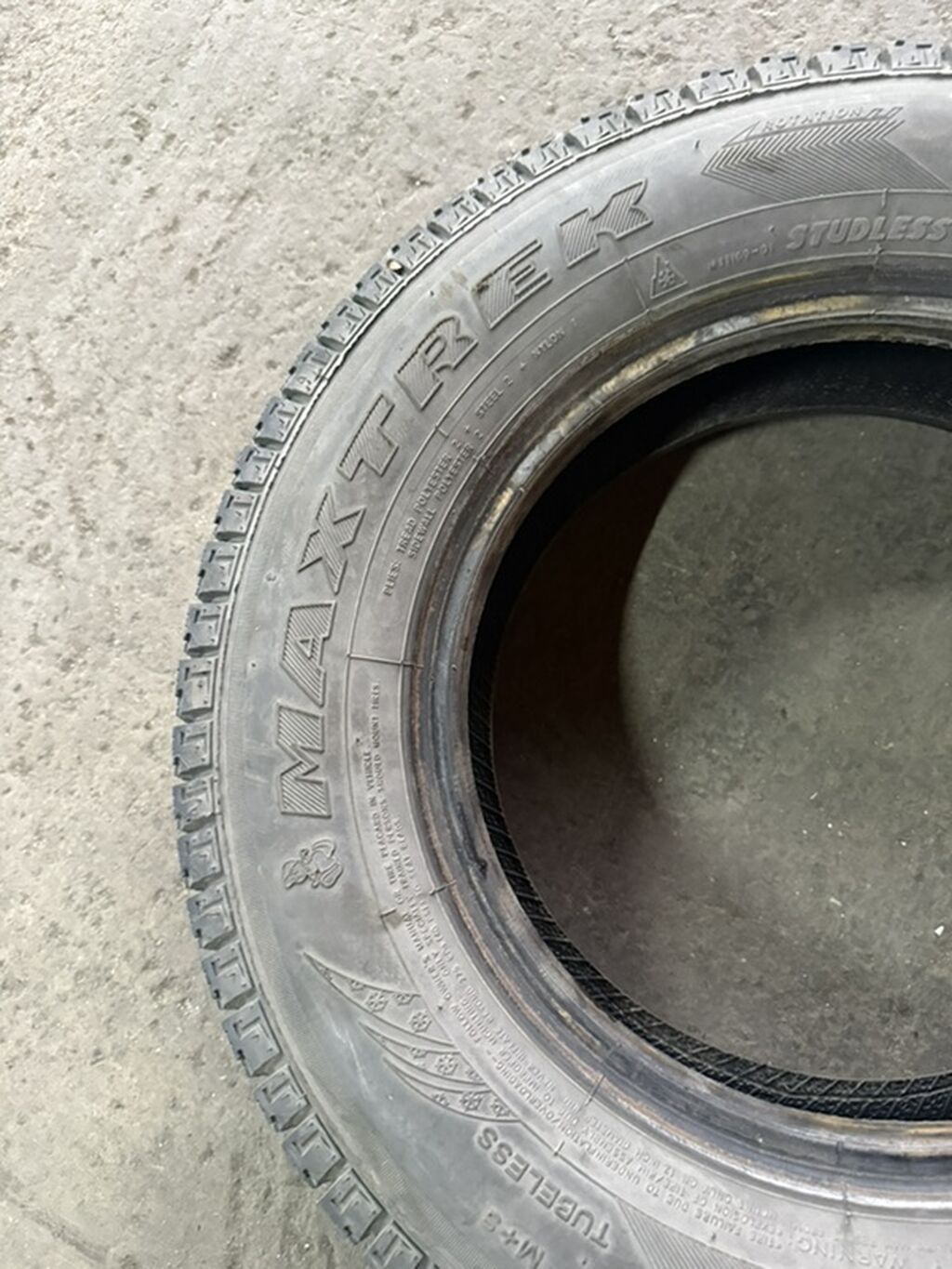 Шины зимние MAXTREK, (Studless), бескамерные (Tubeless), M+S. -: фото 2