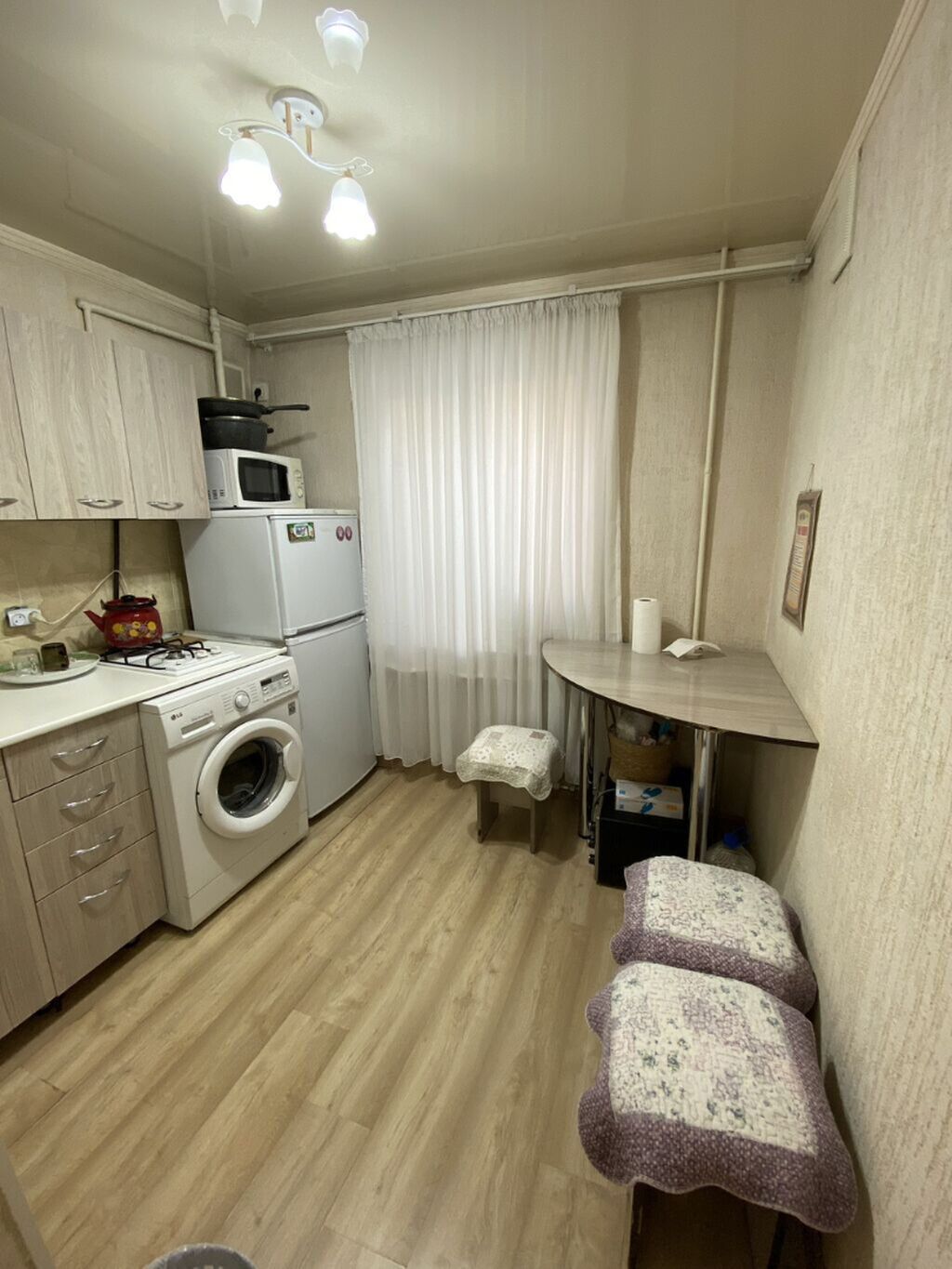 1 комната, 30 м², Бишкек Парк ТРЦ Хрущевка, 2 этаж, Евроремонт: фото 7