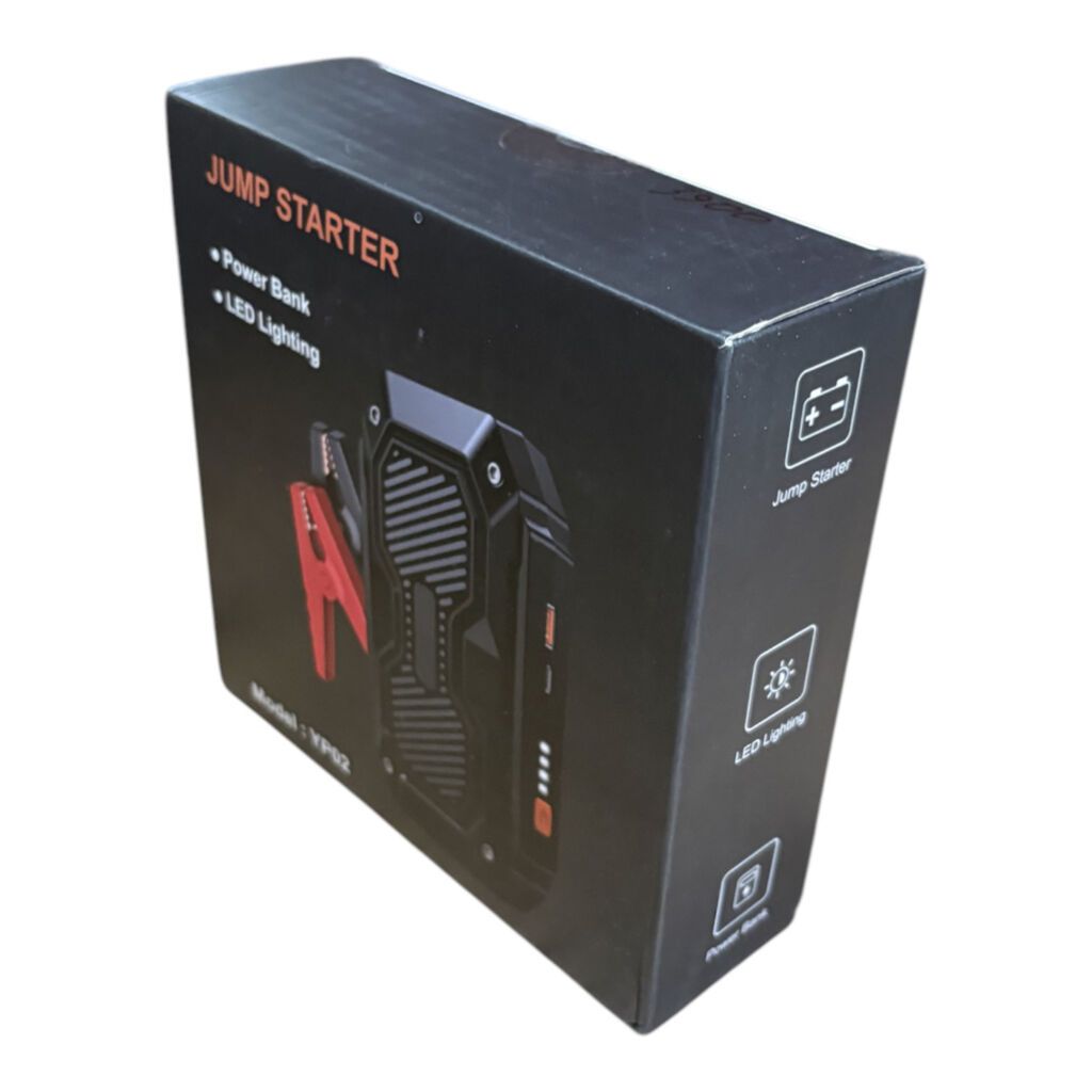 Пуско-зарядное устройство 12V (Jump Starter) 37Wh + Power Bank + LED: фото 3