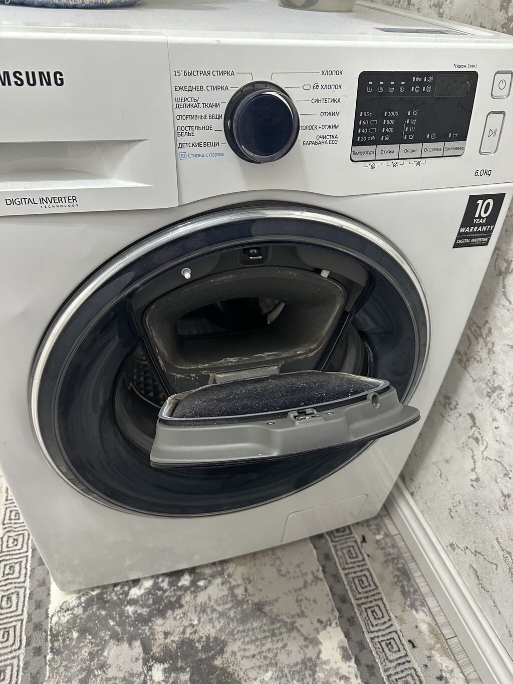 Стиральная машина Samsung WW60K40G09WD/LD Основные характеристики: -: фото 2