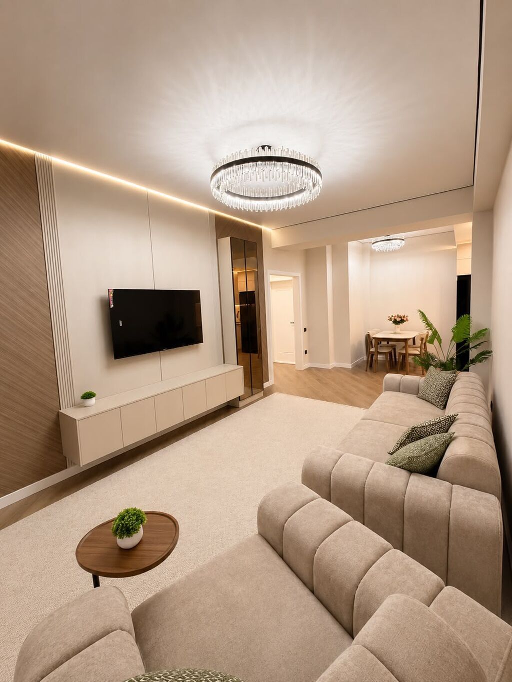2 комнаты, 63 м², Южная Магистраль Элитка, 14 этаж, Дизайнерский ремонт: фото 1