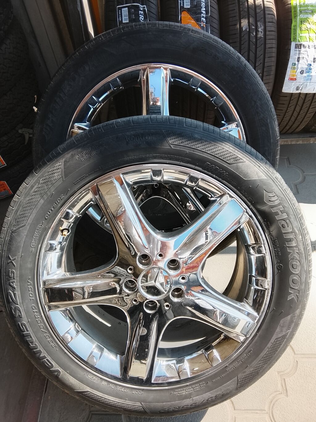 Колеса в сборе 235 / 55 / R 19, Лето, Б/у, Комплект, Легковые, Литые, отверстий - 5: фото 2