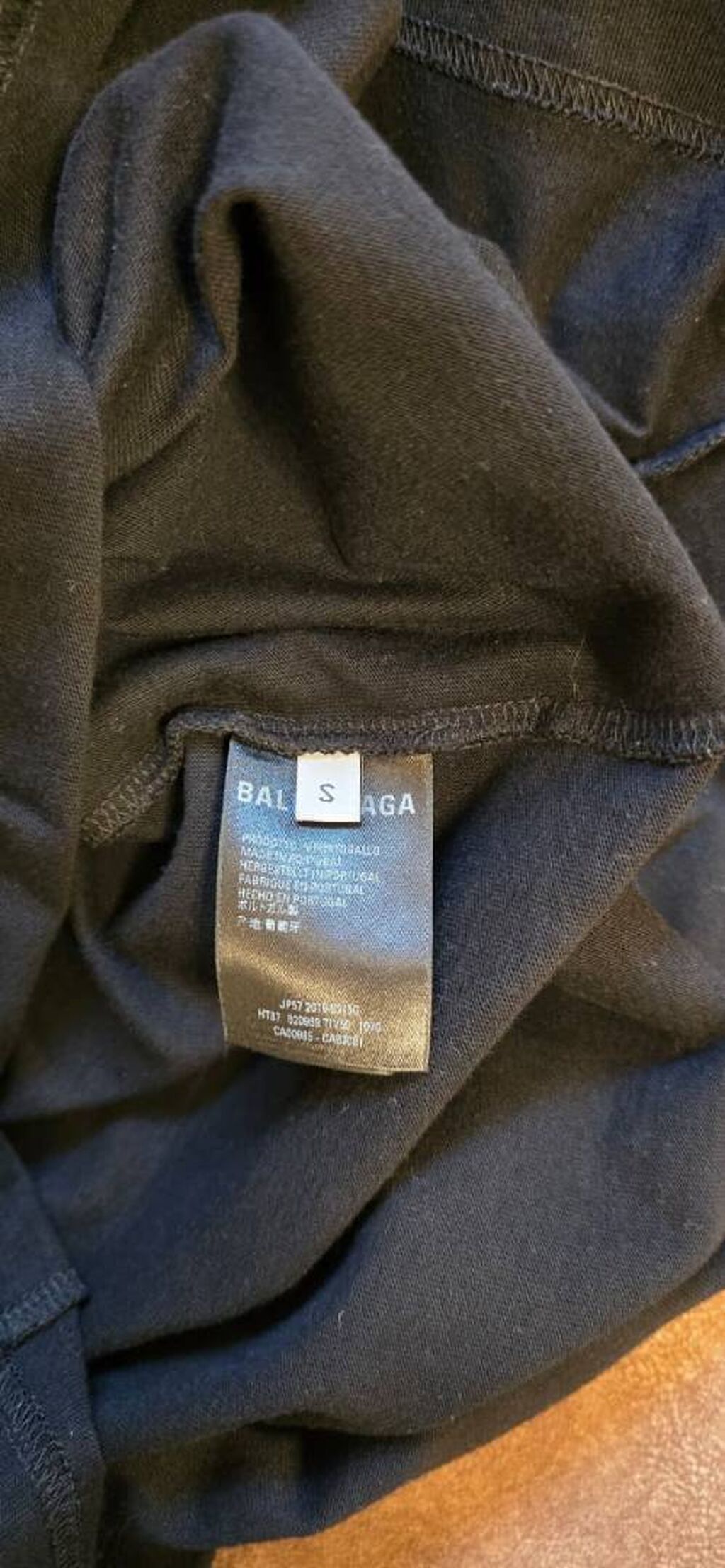 Мужская футболка, S, Balenciaga, Б/у, цвет - Черный, Самовывоз, Платная доставка: фото 3