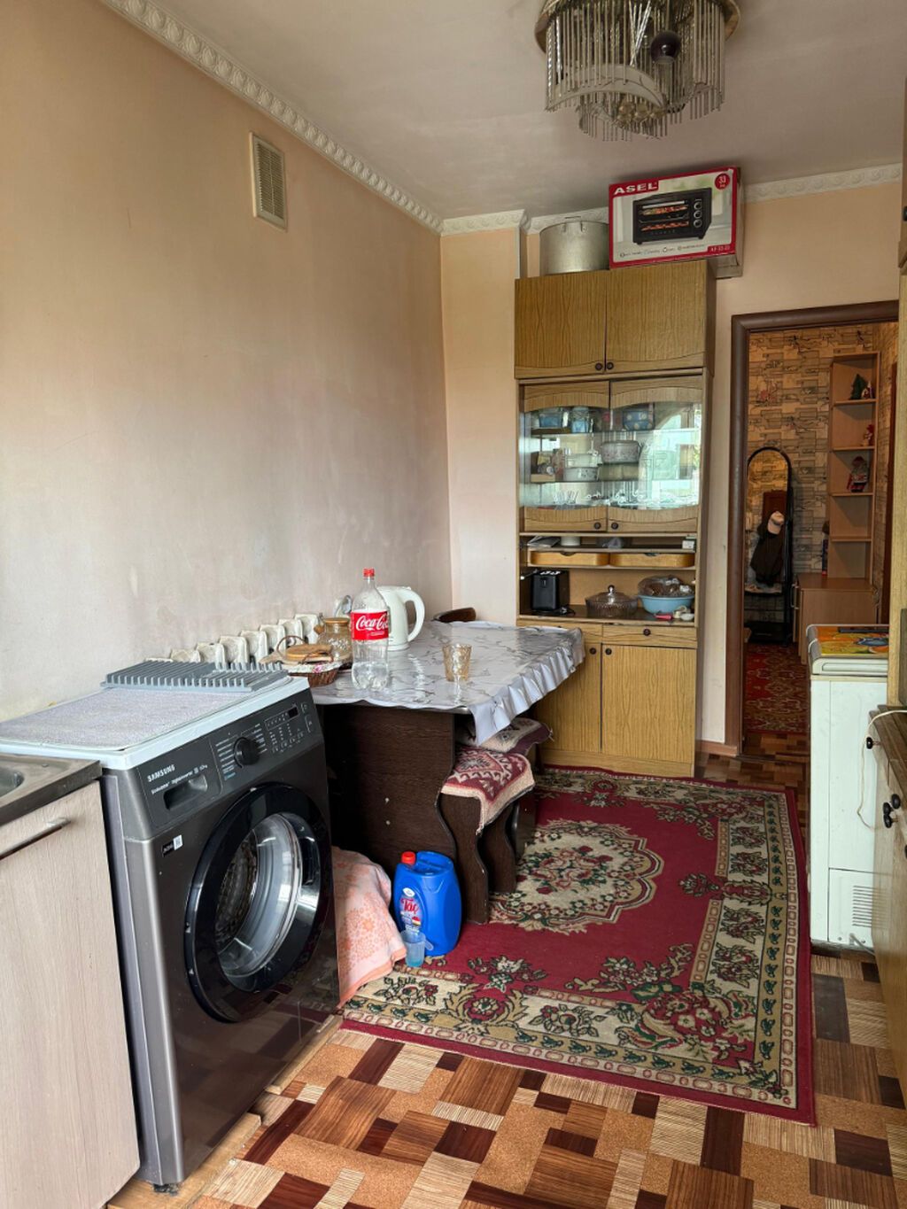 3 комнаты, 58 м², Аламедин-1 мкр 104 серия, 5 этаж, Косметический ремонт: фото 5