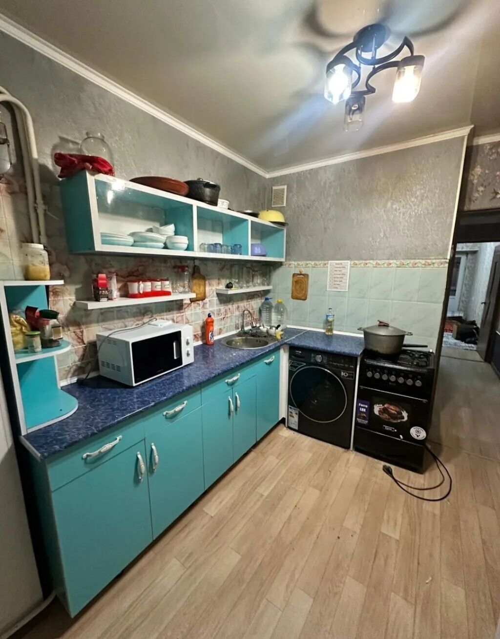 3 комнаты, Дордой Плаза ТРЦ Собственник, Семейным, от 1 года, С мебелью полностью: фото 6