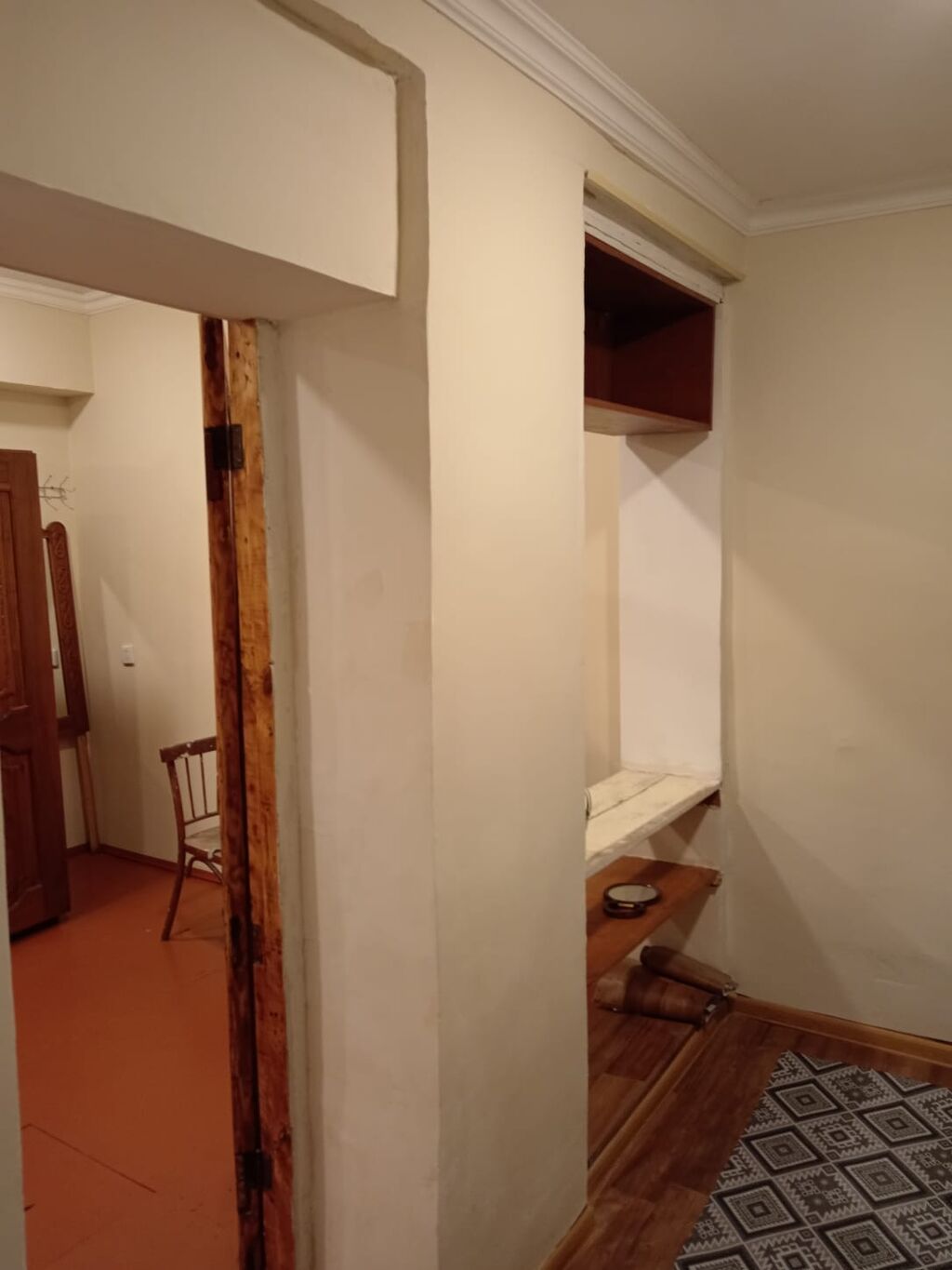 45 kv. m, 1 otaqlı, Qaz, İşıq, Su