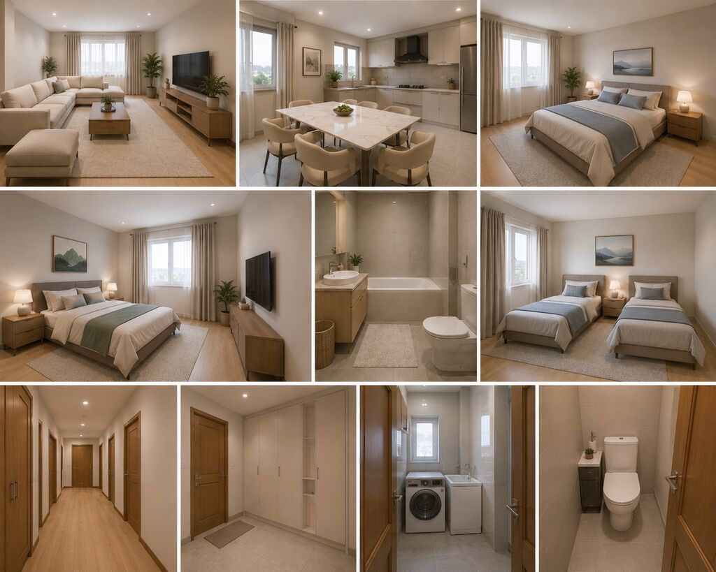 3 комнаты, 102 м², Кок-Жар ж/м Элитка, 10 этаж, ПСО (под самоотделку): фото 3