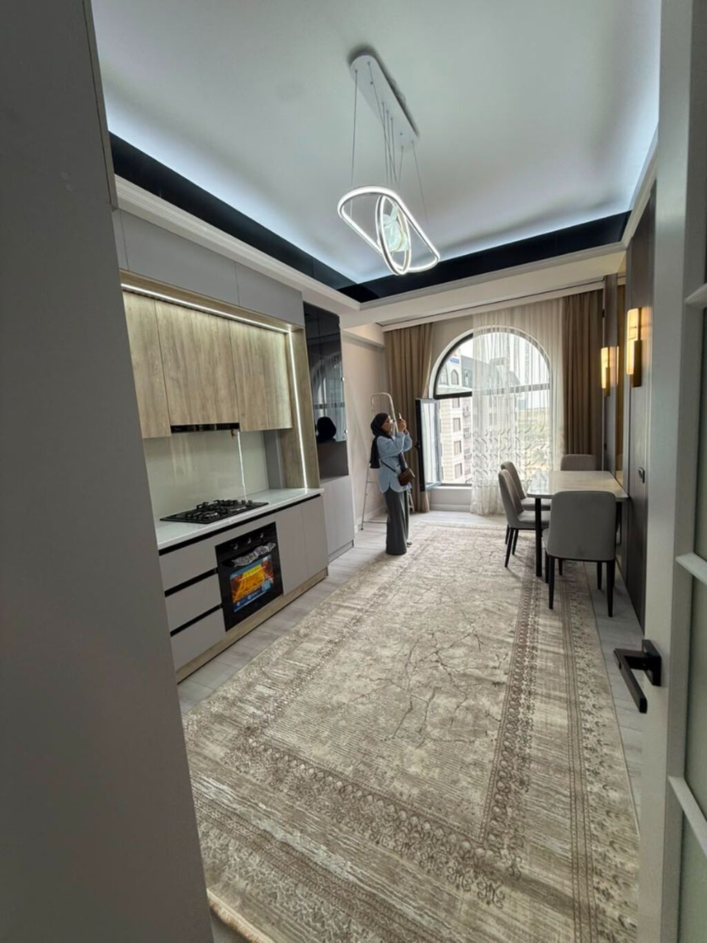 1 комната, 46 м², Асанбай мкр Элитка, 12 этаж, Евроремонт: фото 2