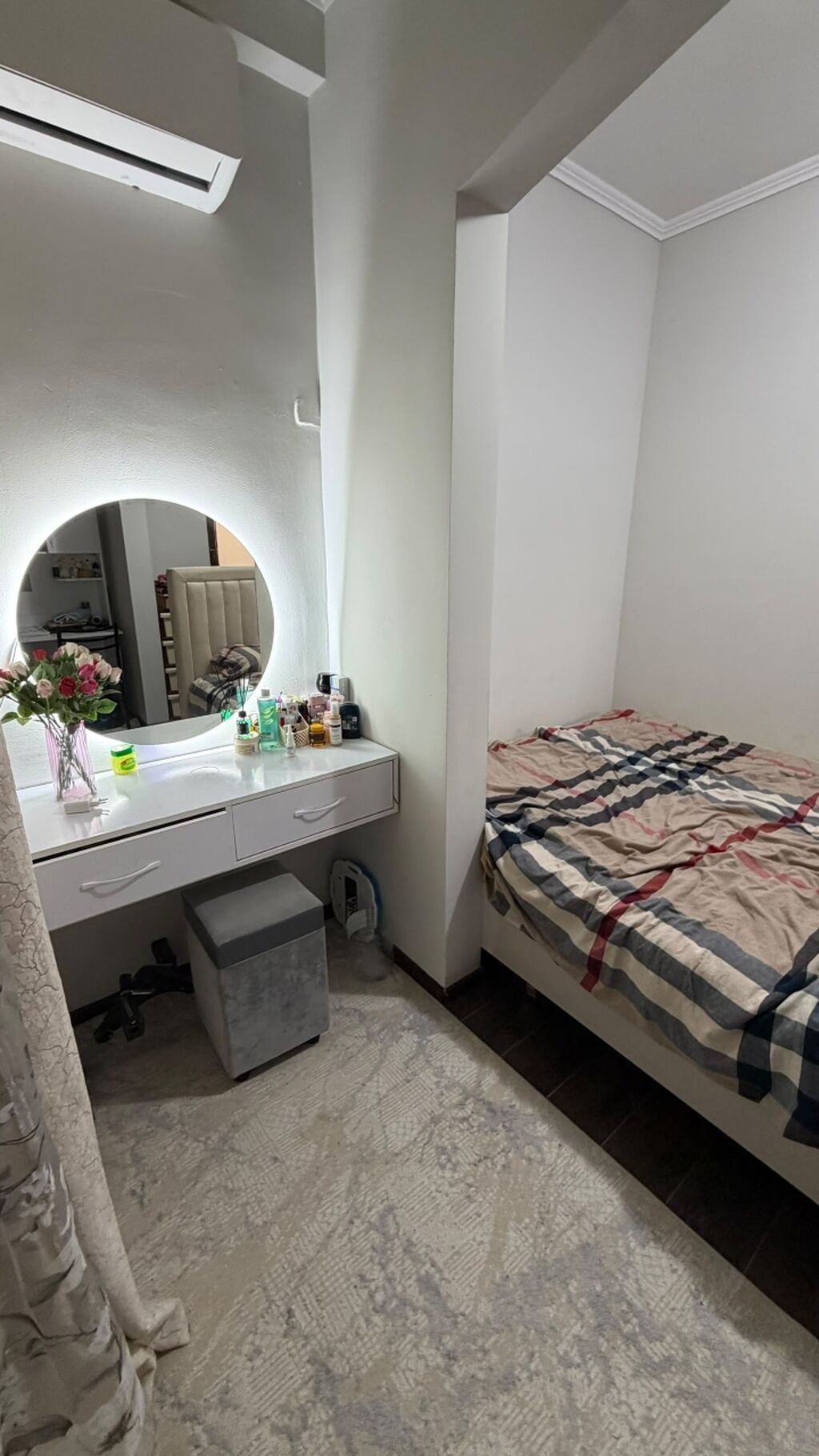 2 комнаты, 57 м², Кок-Жар мкр 107 серия, 3 этаж, Евроремонт: фото 7