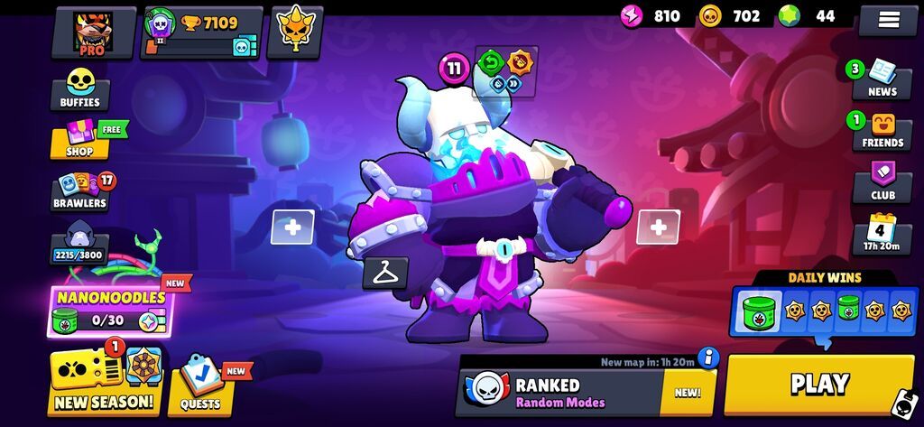 Игровой аккаунт Brawl Stars Основные параметры: - Трофеи: 7109–7120 - — фото 1