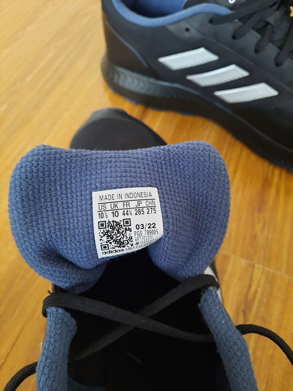 Мужские кроссовки, 44, Adidas, Новый, цвет - Черный: фото 7