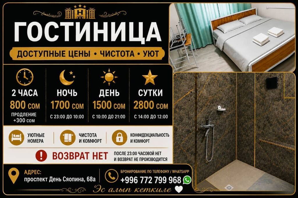 Уютный гостиница ПОСУТОЧНО на 6 номеров. В каждом номере есть: фото 1